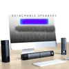 Wireless USB Speaker Music Player Amplifier Loudspeakers Detachable Sound Box Bar Removable For Computer Desktop PC Notebook Lapto6488285