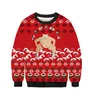 Mode – Lustiger hässlicher Weihnachtspullover für Herren und Damen, 3D-Neuheit, Urlaub, Weihnachten, Pullover, Sweatshirt, Übergröße, Pullover, Tops, Herrenbekleidung