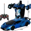 Modèle de véhicule de voiture RC Robots jouets conduite voiture de sport modèle de Robot voiture télécommandée RC combat enfants jouets cadeaux d'anniversaire Y2003172409620333