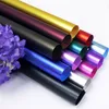 Pure Colour Wrapping Paper Glossy Platinum Watertight Papers Manual Packaging Materials Party Background Bouquet Decorate New 11 5cy N2