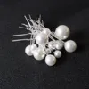 Headpieces Round Pearls Wedding Pin en Clip Bruids Haarspelden Bruidsmeisje Hair Sticks Women Sieraden Accessoires