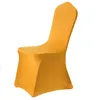 50/100 stks Spandex Dining Stoelhoezen voor Bruiloft Banket Evenement Hotel Stretch Dining Room Chair Slipcovers Protector