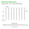 30cm 50cm Meteor Shower Rain Tubes String Lights LED Chute de neige Arbre de Noël Mariage Jardin Décoration Lampe 201203