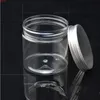 شحن مجاني - DIY 200G Clear Cream Jar، Petjar، حاوية مستحضرات التجميل، التجميل التعبئة والتغليف الألومنيوم capgoods