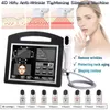 Frete Grátis 4D Hifu Machine Face Levantando Corpo Emagrecimento Focado de Alta Intensidade Máquina de ultra-som com 8 cartuchos