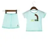 Kids Designer summer T-Shirt Pants Set baby Boys girl Cotton thin breathable shirt shorts 2 Piece Fashion children's clothing G107
