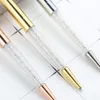 3PCS Diamond Crystal Ballpoint Pen Ring Wedding Office 07mm personality Custom LOGO Stationery for Metal gift14013298