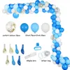 113 sztuk Baby One Birth Party Balloons Garland 1st Urodziny Dekoracje Kids Wedding Tło Wystrój Babyshower Balon Arch 201203