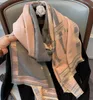 Écharpe en cachemire pour femme, Foulard chaud, couleur assortie, châles épais et doux, nouvelle mode, hiver 2020, HDX7