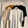 IEFB / men's wear summer fashion Solid Color Turtleneck Short Sleeve Tee for men and women korean style casual tops 9Y969 220325