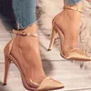 2022 nouvelle mode femme chaussures de mariage beauté femmes pompes bout pointu talons hauts sandales d'été Transparent Sexy pompes dames rose