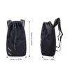 Wodoodporna duża pojemność koszykówka piłka nożna sznurek gym backpack na zewnątrz torba sportowa na siłownia sport treningowa duża torba # 40 q0705