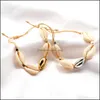 Charm Bracelets Jewelry Shell Bracelet For Women Seashell Statement Adjustable Sea Cord Bib Collar Hawaiian Drop Delivery 2021 8Qwpd
