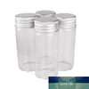 24 stks 30ml 1oz glazen flessen met aluminium caps 30 * 70mm glazen potten transparante glazen containers parfumflessen
