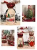 Copri bottiglia di vino di Natale creativo Babbo Natale decorazione della casa bottiglia di vino set vacanza atmosfera familiare decorazione forniture T2I51669