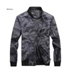 Höst Casual Mäns Camo Jacket Army Camouflage Men Coats Man Ytterkläder Overcoat Plus Storlek 7XL