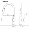 Dra ut sensorn Svart Kök Kran Känslig Touch Control Faucet Mixer för Kök Touch Sensor Kök Mixer Tap T200710