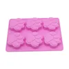 6 Cavity Cat Paw Print Silicone Fondant Cake Mold Candy Chocolate Soap Handmade Baking Mold Cake Decorating Tools8654101