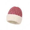 New 8 Colors INS Baby Kids Boys Girls Beanies Christmas Winter Crochet Hats Quality Children Plaid Newborn Caps for 0-3 Years