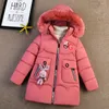 2020 Girls Down Jacket Children's Winter Clothing Kids Warm Thick Coat Windproof Jacket for Girl Cartoon Parka Winter Outerwear LJ201125