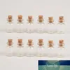 Små glasflaskor med kork mini flaskor Tiny Wishing 1,5 ml Charms Pendants 100 st Ny ankomst