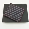 Mode Herren Kurze Geldbörsen Klassisches echtes Leder Herren Fischschuppenmuster Geldbörse mit Kartensteckplatz Bifold Wallet Kleine Geldbörsen mit Box