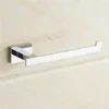 バスルームハードウェアセットクロムシンプルな歯ブラシホルダー紙ホルダータオルバーバスルームハードウェアセットLJ201211