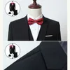 Heren Business Blazer Pant Vest 3 stuks Formele Koreaanse Slims Wedding Men Dress Tuxedo Bruidy Suit 201106