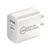 25 20W 12W snabb snabb QC3.0 Typ C PD Charger EU US UK USB C Wall Chargers Plug för iPhone 15 12 13 14 Samsung S10 S20 Obs 10 HTC Huawei Android -telefon