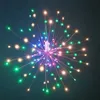 Luci della stringa di fuochi d'artificio solari fai-da-te per la decorazione del giardino Bouquet LED String Christmas Festive Fairy lights Lampade solari per esterni