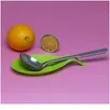 1PCS Sile Spoon Mat Sile odporny na ciepło napój klemacie szklany taca górska łyżka łyżka kuchenna jllbpn