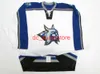 Stitched Custom Augusta Lynx Echl White Hockey Jersey Voeg elke naam Number Mens Kinder Jersey XS-5XL toe