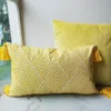 30 x 50 cm Kissenbezug, gelber Pfeil, geometrische Stickerei, Kissenbezug für Schlafsofa, einfaches Zuhause, dekorativ, Hassles-Sofabett 201119
