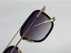 Okulary przeciwsłoneczne Man 006 52 mm Mały rozmiar kwadratowy proste ramy metalowe i plastikowe vintage w stylu retro w stylu ochronnym UV400 Outdoor Eyewea8976208