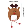 Boże Narodzenie Santa Snowman Kids Hat Children Nowy Rok Prezenty Cartoon Elk Kapelusze Dziecko Zima Ciepła Cap Xstmas Party Decoration WVT1224