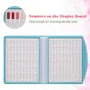 Mode 120 Nail Kleur Displayboek met 120 Stks False Tips voor Nagels Art DIY UV Gel Kleur Kaartkaart Board