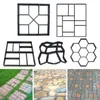 DIY Pavements Mold Paving Moulds Cement Bricks Concretes Molds Road Maker Mold Creativity Garden Decoration Driveway Paving280f3038676