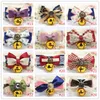 32 Style Dog Collar Pet Dog Bow Tie Teddy Bow Cat Bell Collar Pet Dog Supplies XD24102