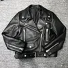 Ftlzz Nowe Jesienne Kobiety PU Skórzana Kurtka Kobieta Zipper Pas Krótki Płaszcz Kobieta Czarny Punk Bomber Faux Leather Znosić LJ200825