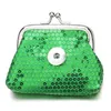 Noosa Chunks Metallo Zenzero 18Mm Bottoni a pressione Gioielli Portamonete Paillettes Piccoli Portafogli Pouch Bambini Ragazza Donna Sacchetti di Soldi Hnq4F