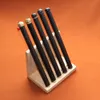 Atacado Sticks Sticks Armazenamento Tubo De Madeira Metal Rosewood Ebony com Queimador Porta Barrel Incenso Titular OUd Sandália Decoração de Casa