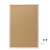 30x40cm Cork Board Deska Rysunek Pose Drewno Rama Białe Deski Home Office Dekoracyjne Drop Shipping 201125