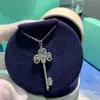 Designers colar moda feminina e masculina charme jóias luz luxos clássico amor diamante pingente colares simples c261p