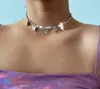 Iced Out Diamond Butterfly collier ras de cou chaînes de tennis colliers glands bijoux de mode femmes colliers volonté et mode sable GD757