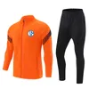 FC Schalke 04 Çocuk Boş Zaman Spor Setleri Kış Paltosu Yetişkin Açık Hava Etkinlikleri Eğitim Giyim Takım Takımları Spor Gömlek Ceket