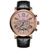 Tourbillon automatico meccanico business casual orologio da uomo impermeabile orologio da polso con vendita diretta in fabbrica