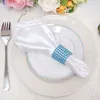 50pcs 30x30cm Satin Napkins Wedding Table Dinner Pocket Handkerchiefs Home Party Event Banquet Decoration Y200328