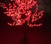 Décorations de jardin LED Cherry Blossom Tree Light H1.8M 864pcs LED 110 / 220VAC Sept couleurs pour l'option Utilisation extérieure imperméable à la pluie