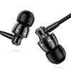 In Ear Metal Earphones Hifi Stereo Headphones with microphone Headset Volume Adjustment for iphone samsung android Smartphones