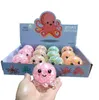 Morbido stress luce incandescente calamari vent palla spremere giocattoli giocattolo bolla polpo palla regalo di compleanno per bambini8376451